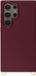 Selencia Hoesje - Geschikt voor Samsung Galaxy S24 Ultra - Rivièra Backcover met Magnetische Ring met afneembare haakjes - Bold Burgundy