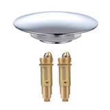 JINXM Badkamer Gootsteen Afvoer Plug Stopper Pop Up Klik Clack Sprung Plug voor Wastafel Keuken Badkamer brons
