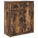 vidaXL Dressoir met lade, gerookt eiken, 71x35x84 cm