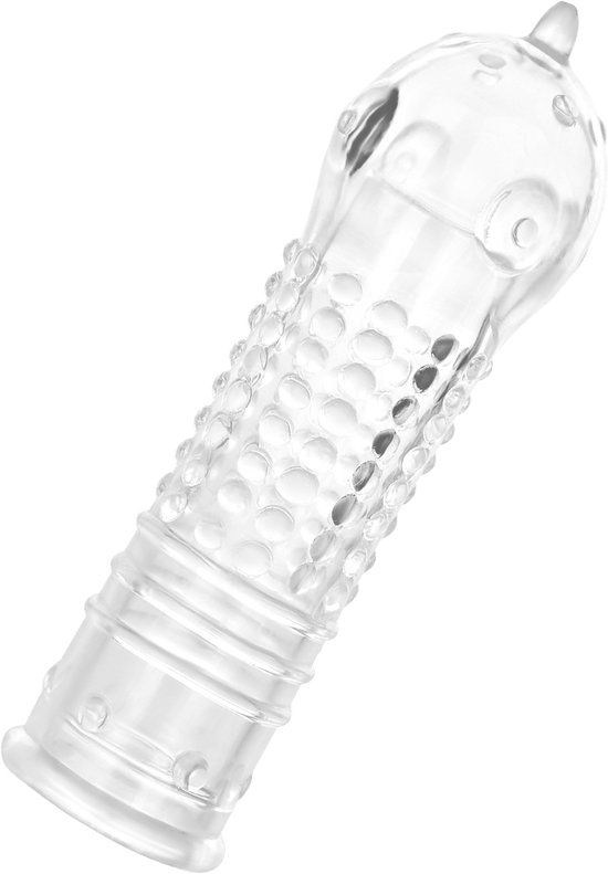 EIS Triple A Import GmbH Penisschede met noppen, 15 cm, transparant