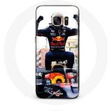 Maniacase Samsung Galaxy S7 Hoesje Formule 1 Max Verstappen F1 Coureur Zwart Rood Geel