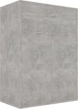 vidaXL Schoenenkast 60x35x84 cm bewerkt hout betongrijs