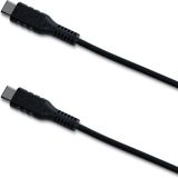 Celly USB-C naar USB-C kabel - Power Delivery – 60 Watt - Data synchronisatie & laden - 1 meter - Zwart