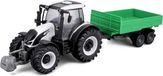 Bburago 31676, Valtra tractor + wrijvingsaanhanger, schaalmodel, 3+ jaar