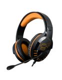 Spirit of Gamer PRO-H3 Casque Filaire Bandeau Gaming Noir, Orange