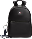 Tommy Hilfiger Tjw City Charm Dome AW0AW18579 Unisex Rugzak Polyurethaan Zwart