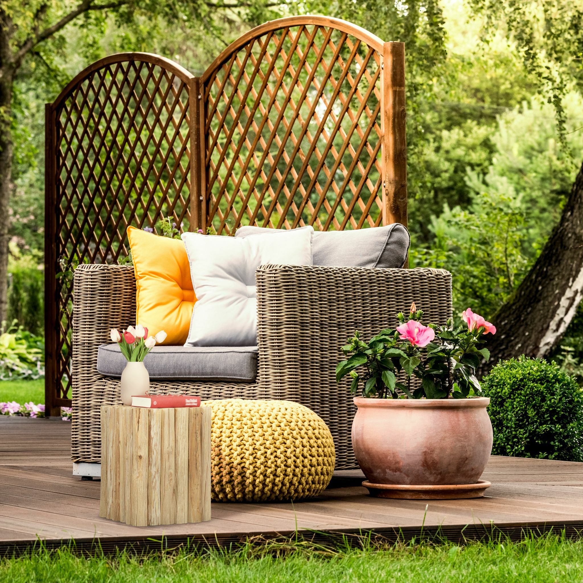 Relaxdays snijplank bamboe - keukenplank met saprand - houten serveerplank - afdekplaat