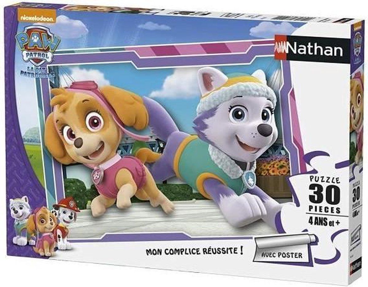 Nathan PAT'PATROUILLE Puzzel van Stella en Everest - plastic - 2021 - 4005556863631