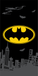 Batman serviette de plage Emblem 70 x 140 cm