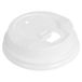 100 stuks - hoge deksels voor glazen, 120 ml, wit