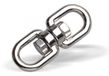 Pike N Bass couple pivotante 8 mm argent
