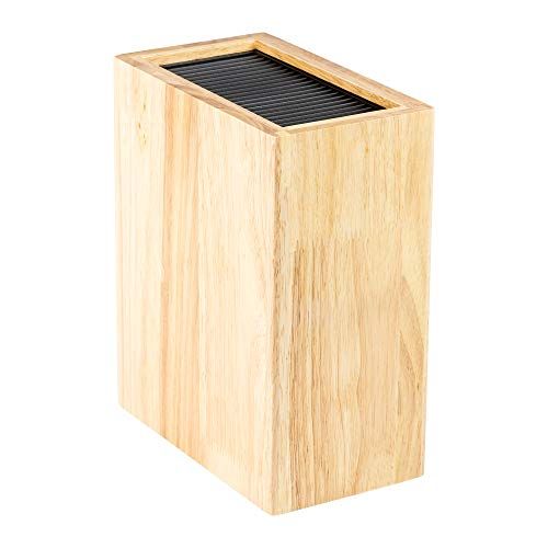 Rockingham Forge Leeg Messenblok - Rubberhout - 18,5 x 10,5 x 22,5 cm - Rechtop