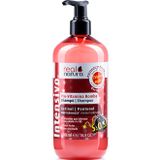 Real Natura Shampoo Fortifiant Cheveux Sans Sulfate Champagne avec Pompe Pro-Vitamine et Vitamine B5 500ml