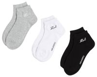 KARL LAGERFELD Signature Sneaker Sock 3 Pack Chaussettes Femme