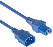 ACT Netsnoer C14 - C15 blauw 2,5 m AK5393