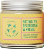 Mydlarnia Cztery Szpaki FOUR STARLINGS Natuurlijke eucalyptus-citroen crème deodorant met diatomeeënaarde, 60 ml