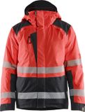 Blåkläder Blaklader 4455-1987 Winterjas High Vis - High Vis Rood/Zwart - XXXL