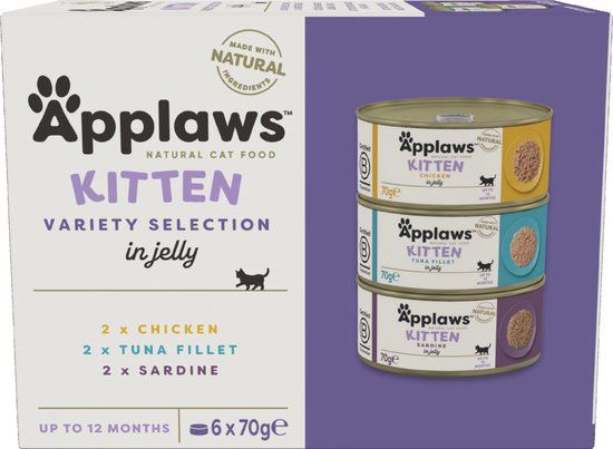 Applaws Blik Cat Multipack - Kitten - 6 x 70 gram