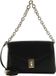 FURLA Leren Schoudertas Meridiana Crossbody Bag With Double Strap Nero Zwart