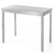 Hendi 811276 Serie table de travail centrale en acier inoxydable 100x60cm réglable en hauteur