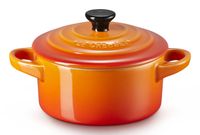 Le Creuset Cocotte en grès Mini Set - Orange Rouge - 4 pièces