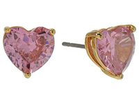 Kate Spade New York Heart Studs, Pink