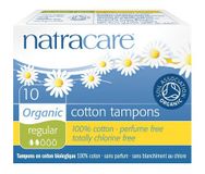Natracare Tampons Katoen Normaal Bio 10st