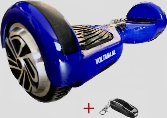 VOLTANA Hoverboard BLAUW, TAOTAO, SAMSUNG accu, 700Watt, Led verlichting, Afstandsbediening, Aluminium Design velgen, Rubberen bumpers