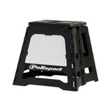 Polisport Off Road 8981500006 Opvouwbare Moto Standaard – Lichtgewicht, Stevige Motocross Stand Voor Dirt Bikes, Motorstandaard, MX, Off-Road Motoren, Compact, Draagbaar, 250 Kg, FIM Podium, Wit