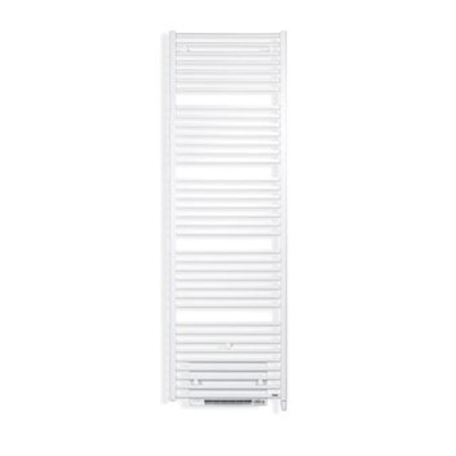 Vasco Iris radiator el. 500x916mm 1500w m/blower 9016 wit