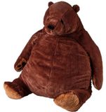 Ours en peluche - Brun foncé - 80 cm