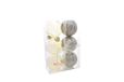 Nataluna Des.3 champagneballen 10 cm, 6 stuks 5461774