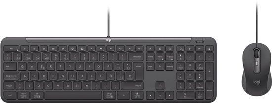 Logitech 920-013342 Toetsenbord en Muis Set - Grafiet - QWERTY - USB