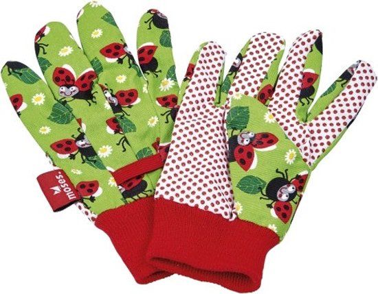 Moses Tuinhandschoenen KrabbelkÃ¤fer 4-6 Jaar Groen/rood