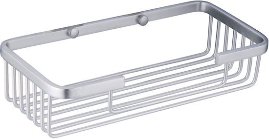 WillieJan Bad Doucherekje KD-L5101 - 1 Niveau - Wandbevestiging - Roestvrij Aluminium