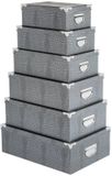 5 Five Simply Smart Set van 6 hoekdozen CROCO Gris