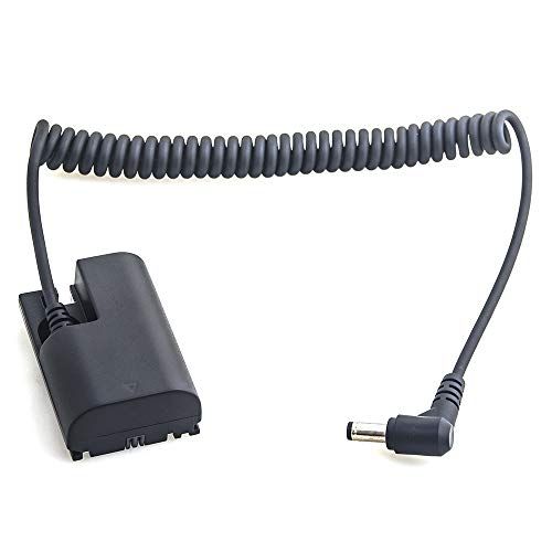 Hersmay Volledige gedecodeerde LP-E6 Dummy Battery -Vervanging DR-E6 DC Koppeling Externe Batterij met opgerolde kabel Power Adapter voor Canon EOS 5DS R, 5D Mark IV IIII II, 6D, 7D Mark II, 80D, 70D, 60D 60Da