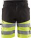 Blåkläder Short met stretch High Vis 1541-1811 - Zwart/High Vis Geel - C46