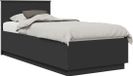 vidaXL Bedframe met hoofdeinde Zwart 90 x 200 cm Bewerkt hout