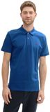 Tom Tailor - Piqué-poloshirt van katoen - Maat XXL - Advanced Blue