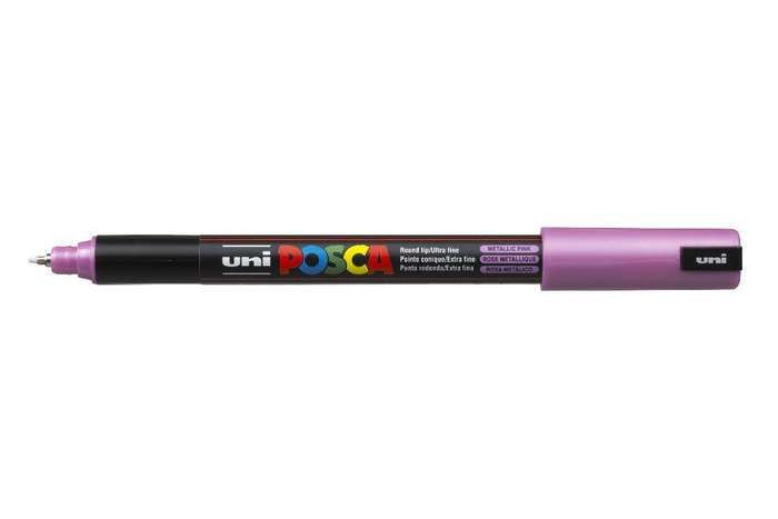 uni-ball uni POSCA PC-1MR - Markeerstiften - zwart, roze - 1 stuk