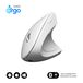 SUBBLIM RATON OPTICO DUAL GLIDE VERTICAL ERGO DUAL BATERIA BLANCO muis Universeel Rechtshandig Bluetooth + USB Type-A Optisch 1600 DPI Wit