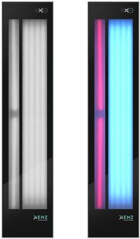XENZ Upfall Feel Good shower UV en infrarood inbouw 6mm glas zwart