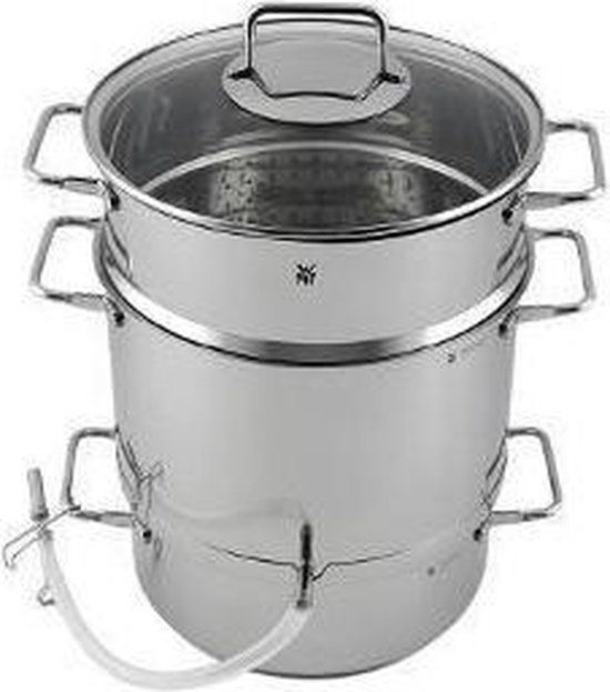 WMF Sappan - Kookpan - 7 l - 38 cm - Zilver