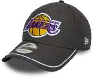 New Era Piping 9forty Los Angeles Lakers Pet Dark Grey