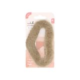 invisibobble CLIPSTAR L Fluffy Companion (1 stuk) – grote haarklem met kunstbont in bruin – stijlvolle en comfortabele haarklem voor dames – veilige grip & zacht voor het haar voor elke look