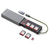 UGREEN SD-kaartlezer TF USB C en USB A draagbare opbergdoos | voor SD TF SIM Adapter Card Reader 170MB/s voor Professionele Fotograaf Compatibel met MacBook iPad iPhone 17 Air Pro