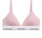Calvin Klein Underwear Balconette bh Katoen/Modal Licht ondersteunend Zonder beugel Zonder padding Zonder sluiting Logo Patroon Maat M