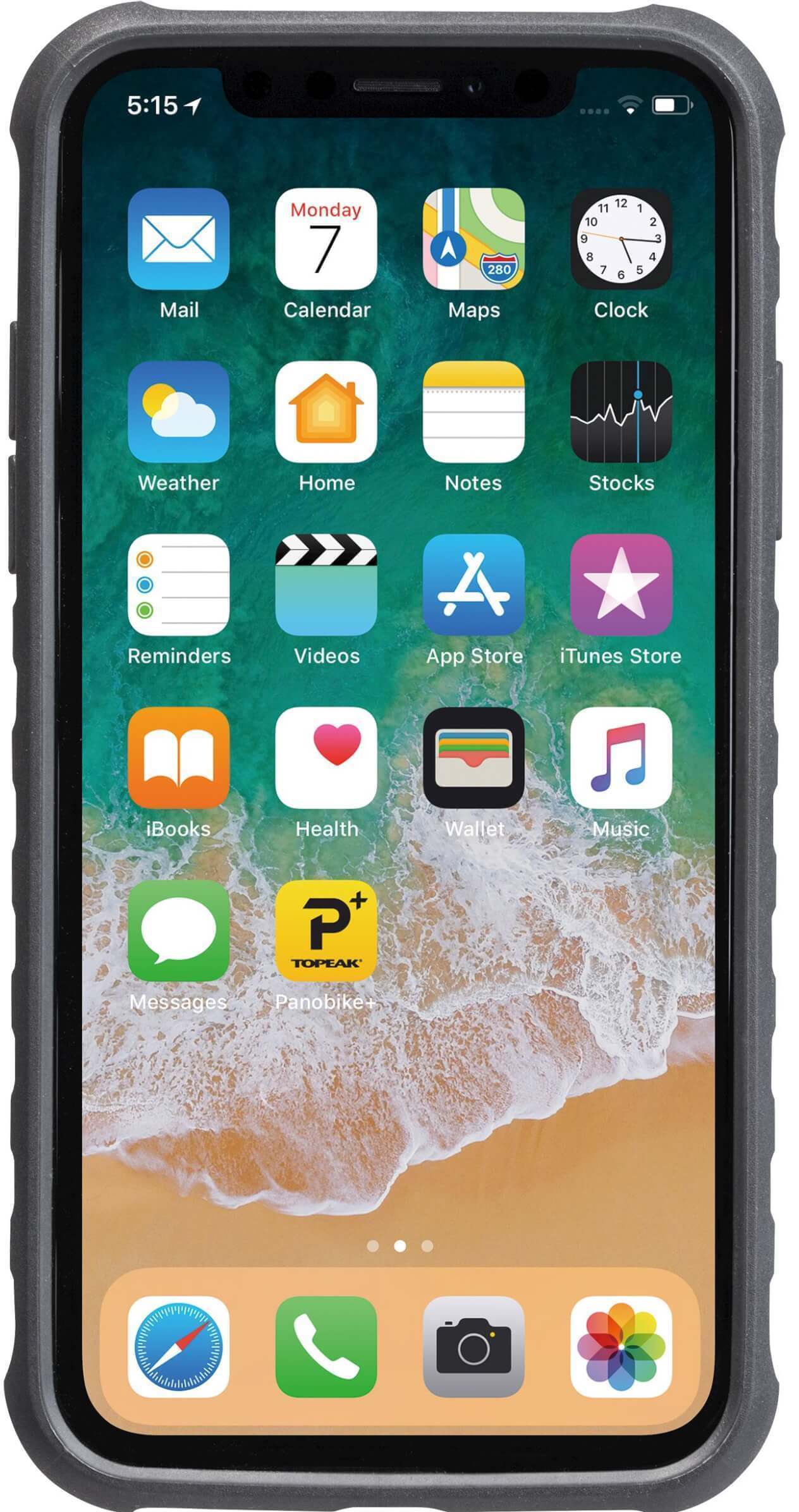 Topeak RideCase Iphone XS Max zwart compleet