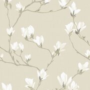 Laura Ashley - Vliesbehang - Magnolia Grove Natural - 10mx52cm